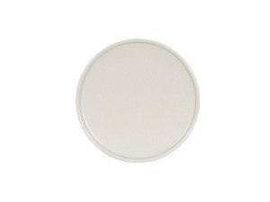 Sorelle 8" Black and Ivory Speckle Plate
